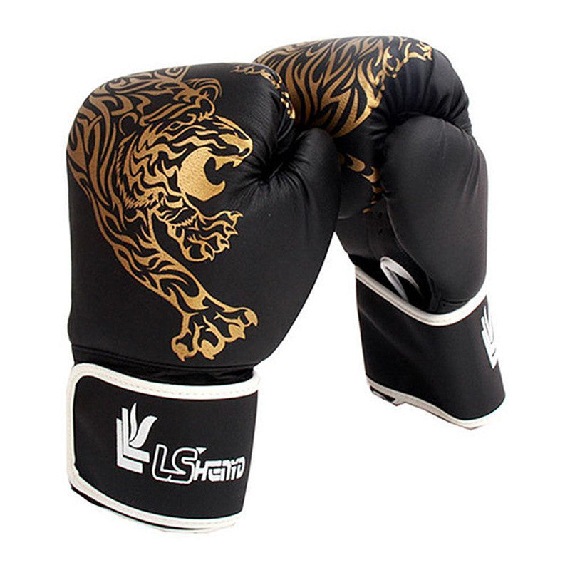 Flame Tiger Boxing Gloves